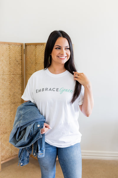Embrace Grace Logo Tee